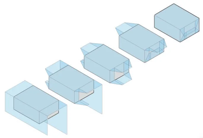 オーバーラップ包装のイメージ