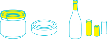 キャップシュリンク包装のイメージ