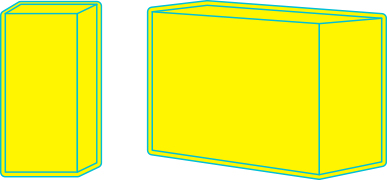 L型三方シール包装のイメージ