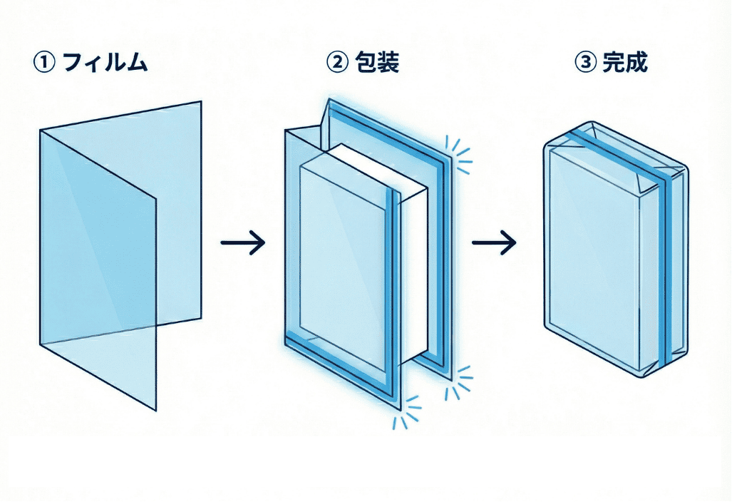 L型三方シールの特徴