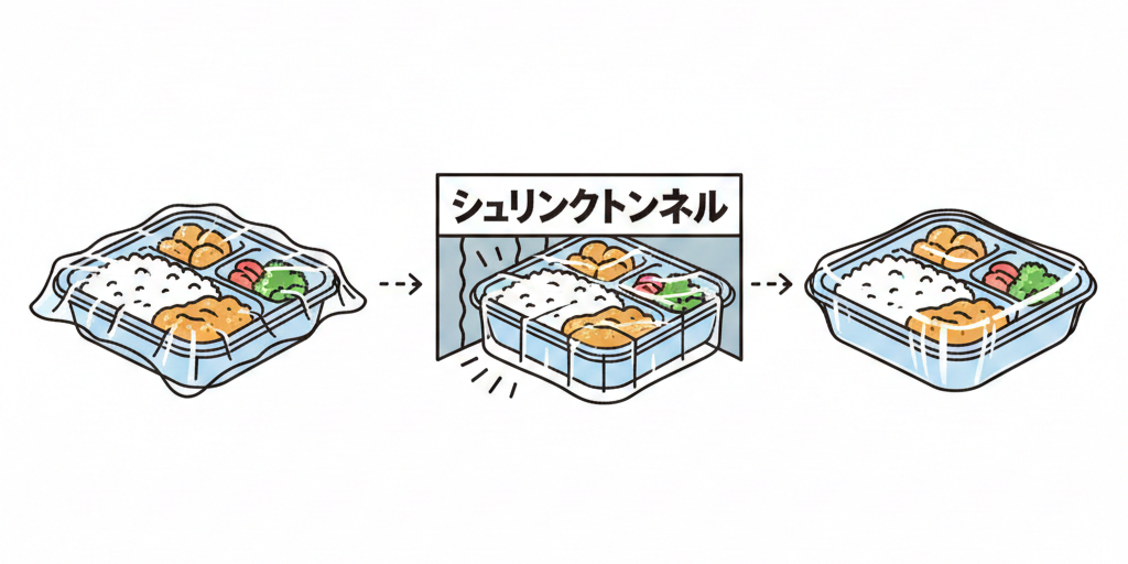 ハイシュリンク包装のイメージ